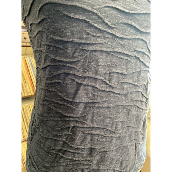 Toad Co Tank Top S Navy Blue Samba Tank Sleeveless Wave Texture Organic Stretch - Picture 11 of 12